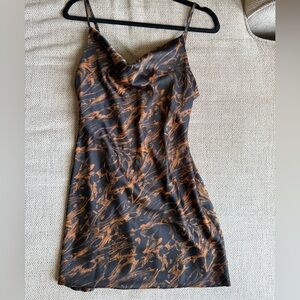 Urban Outfitters Black and Brown Swirl Dress